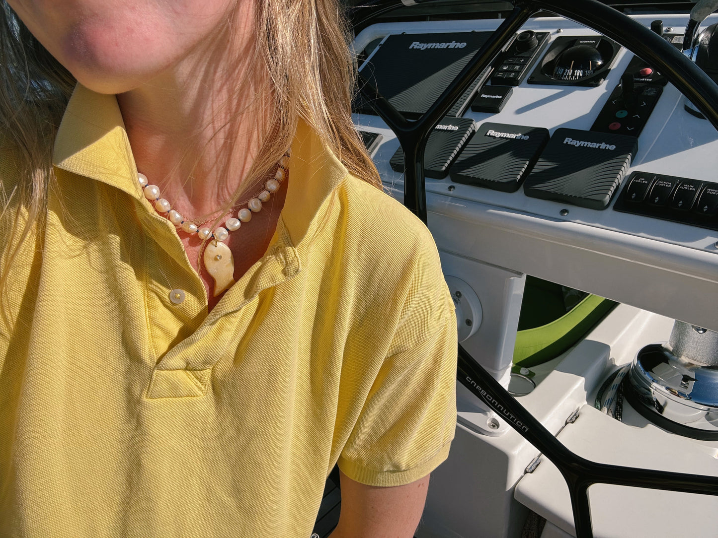 LouLu Cisco Gemstone Fish Necklace