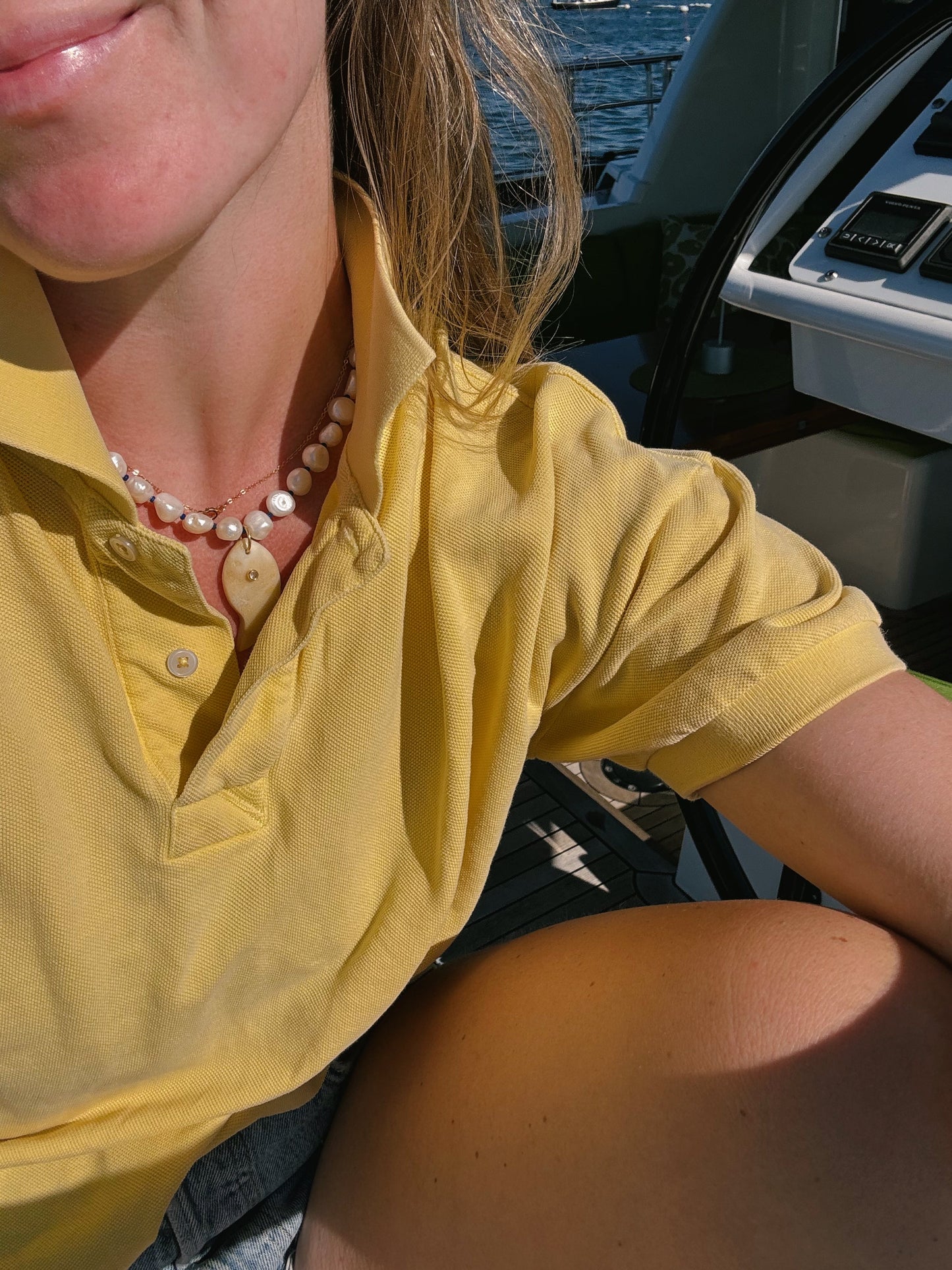 LouLu Cisco Gemstone Fish Necklace