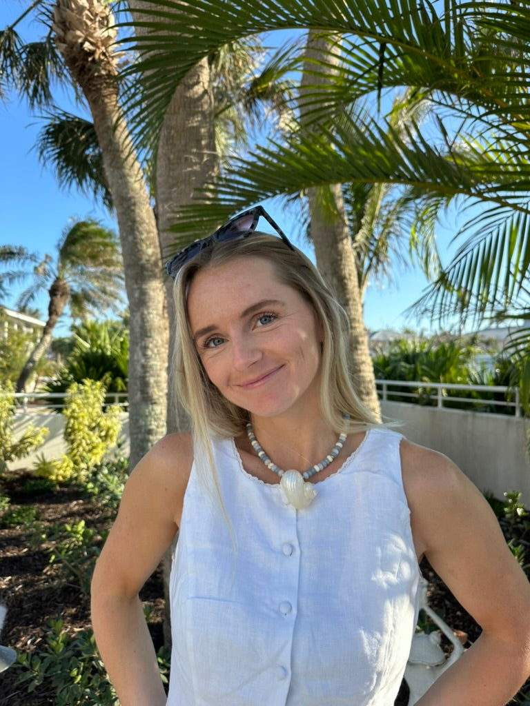LouLu Necklaces Atlantic Turbo Shell Necklace