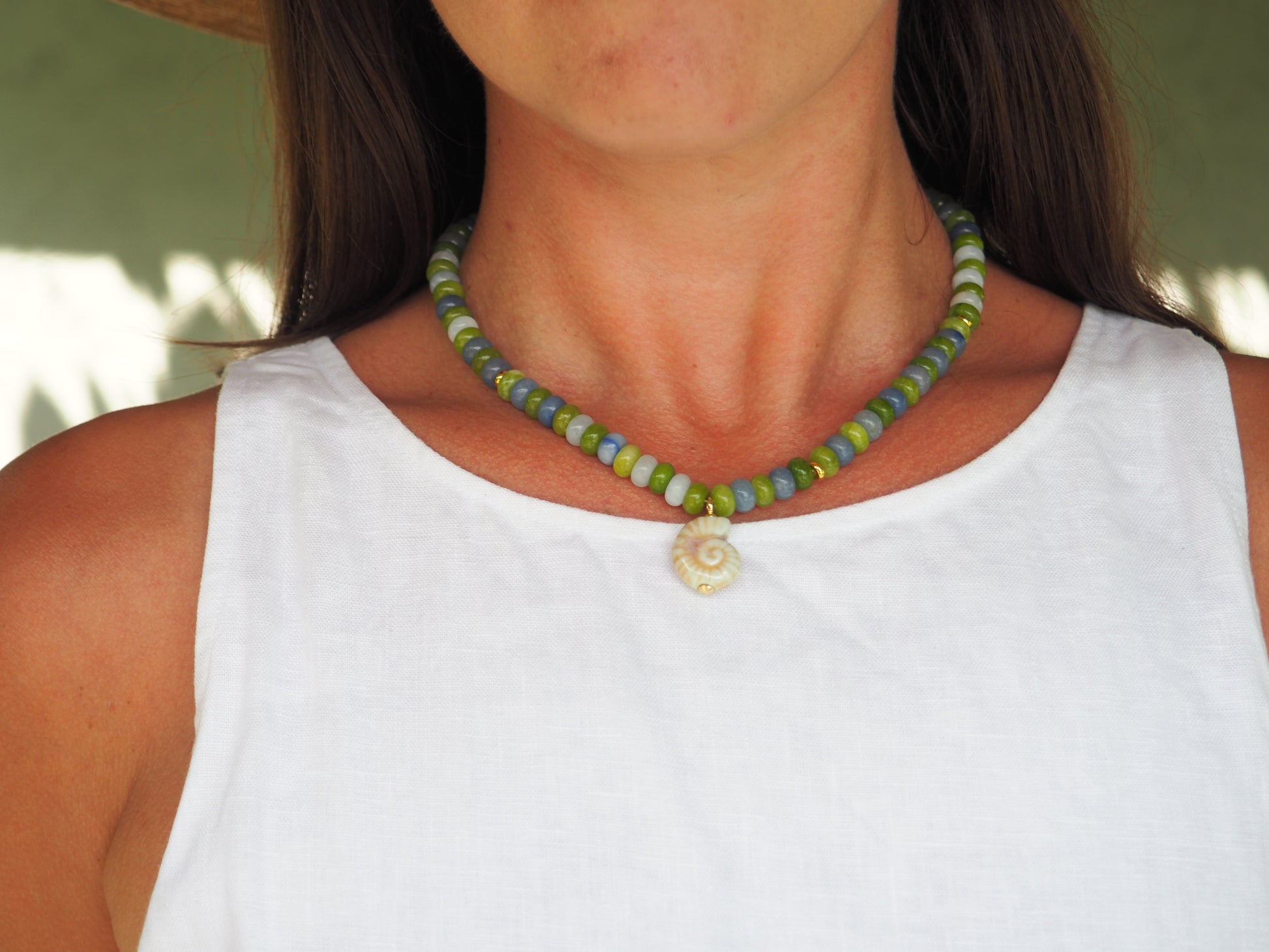 LouLu Necklaces Cliff Shell Charm Necklace