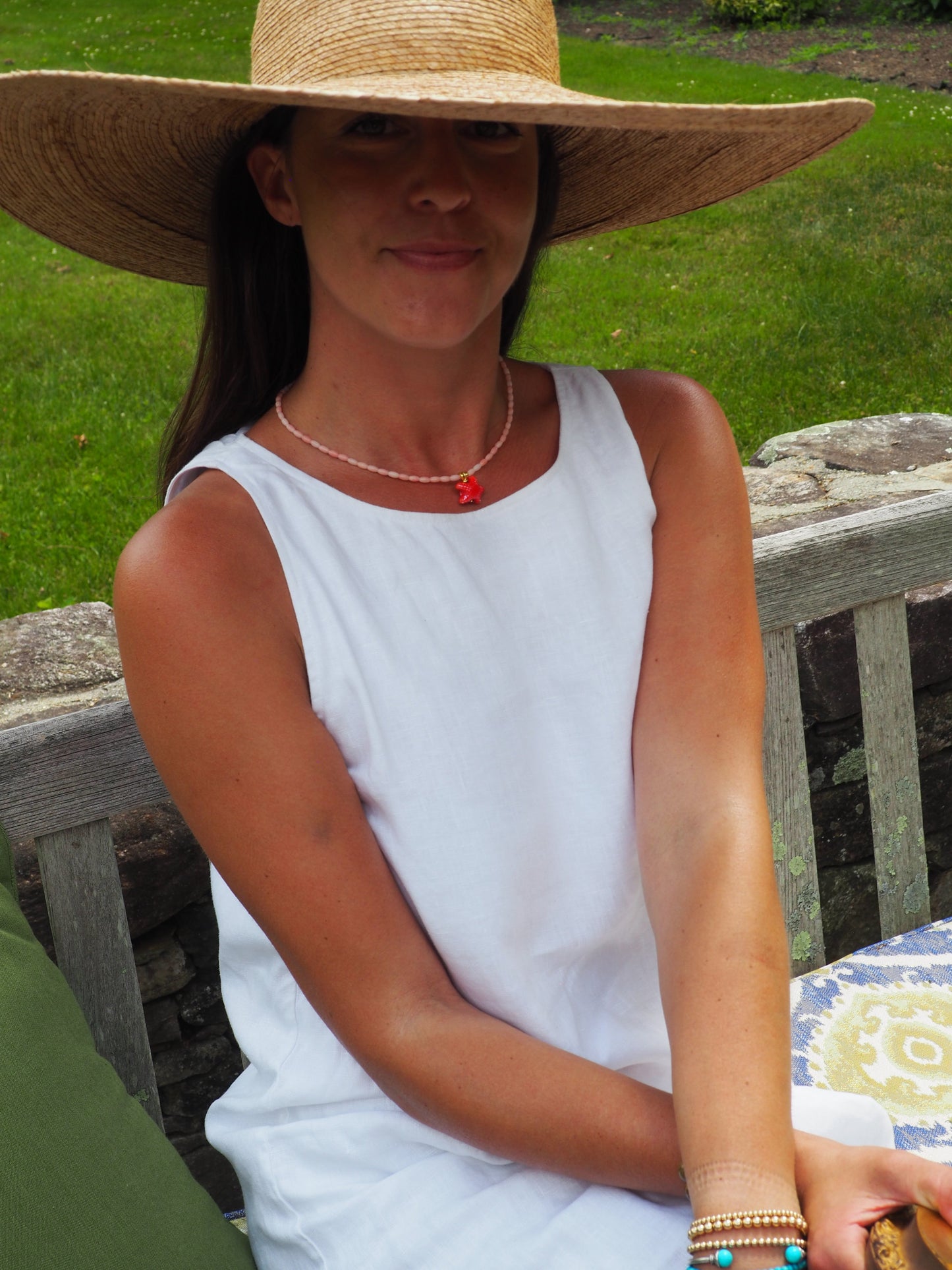 LouLu Necklaces Coral Starfish Necklace