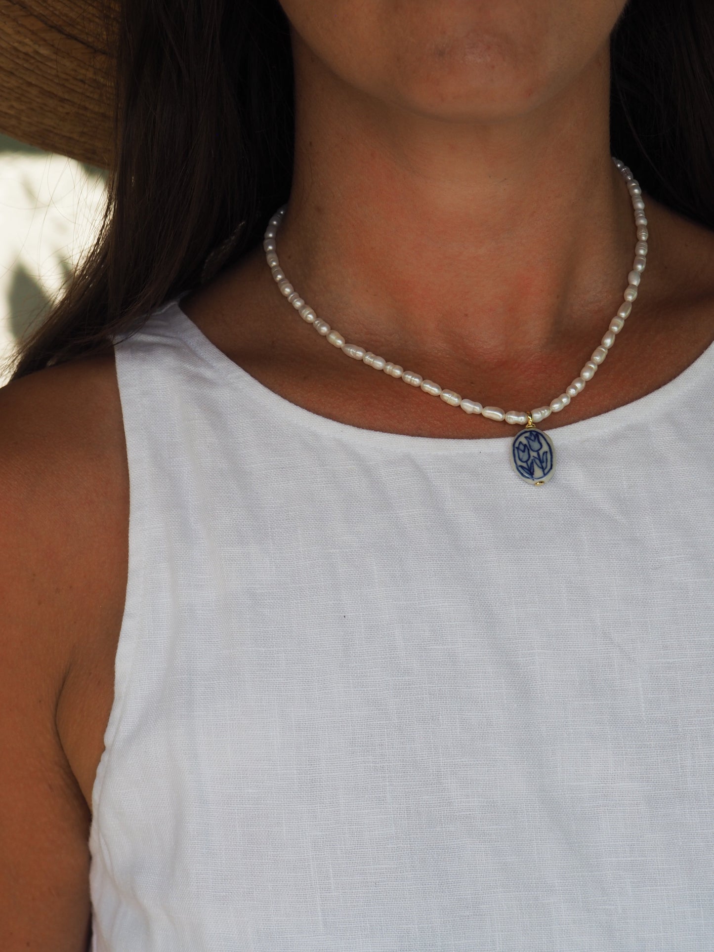 LouLu Necklaces Dutch Tulips Charm Necklace