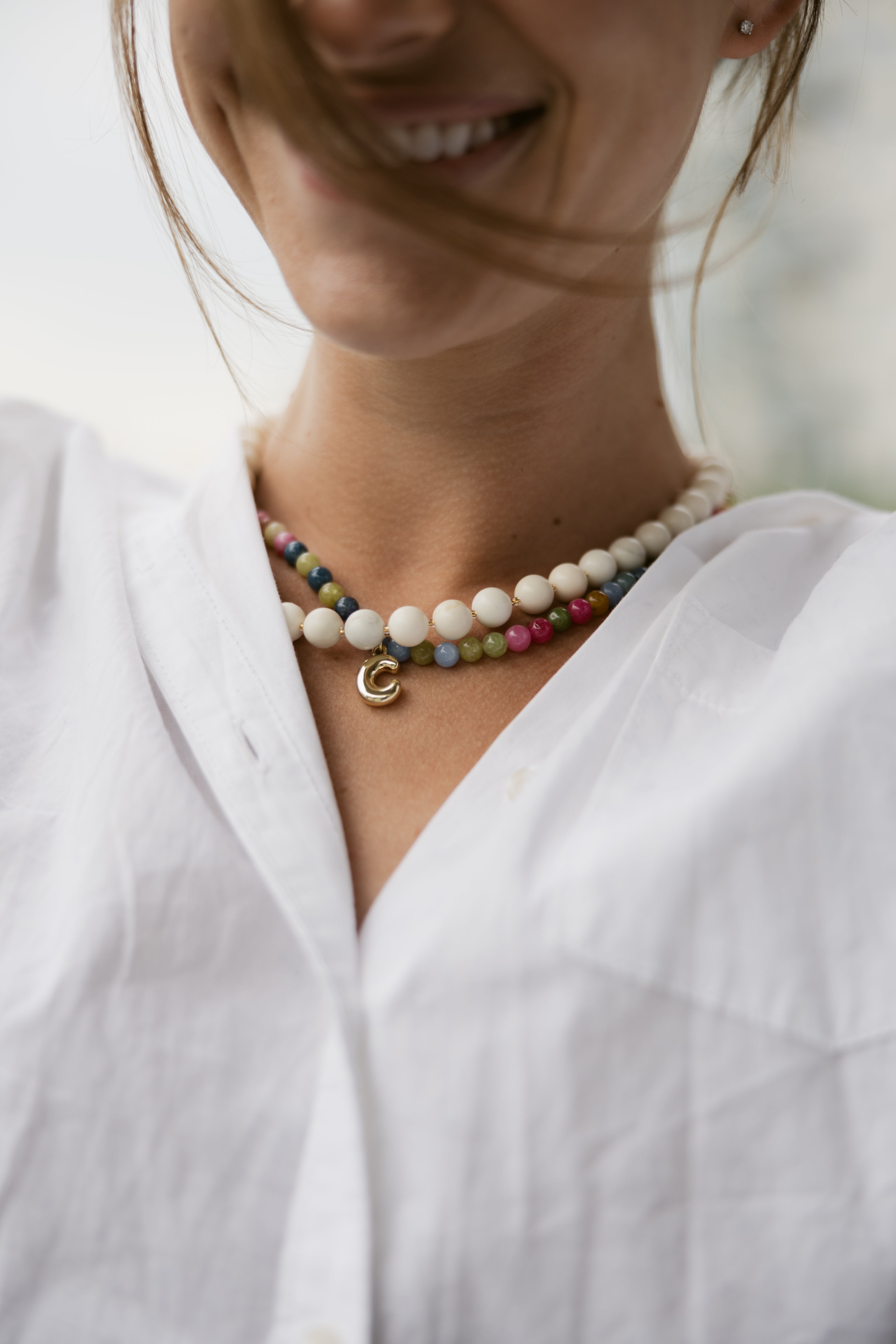 LouLu Necklaces Ivory Alexandra Necklace