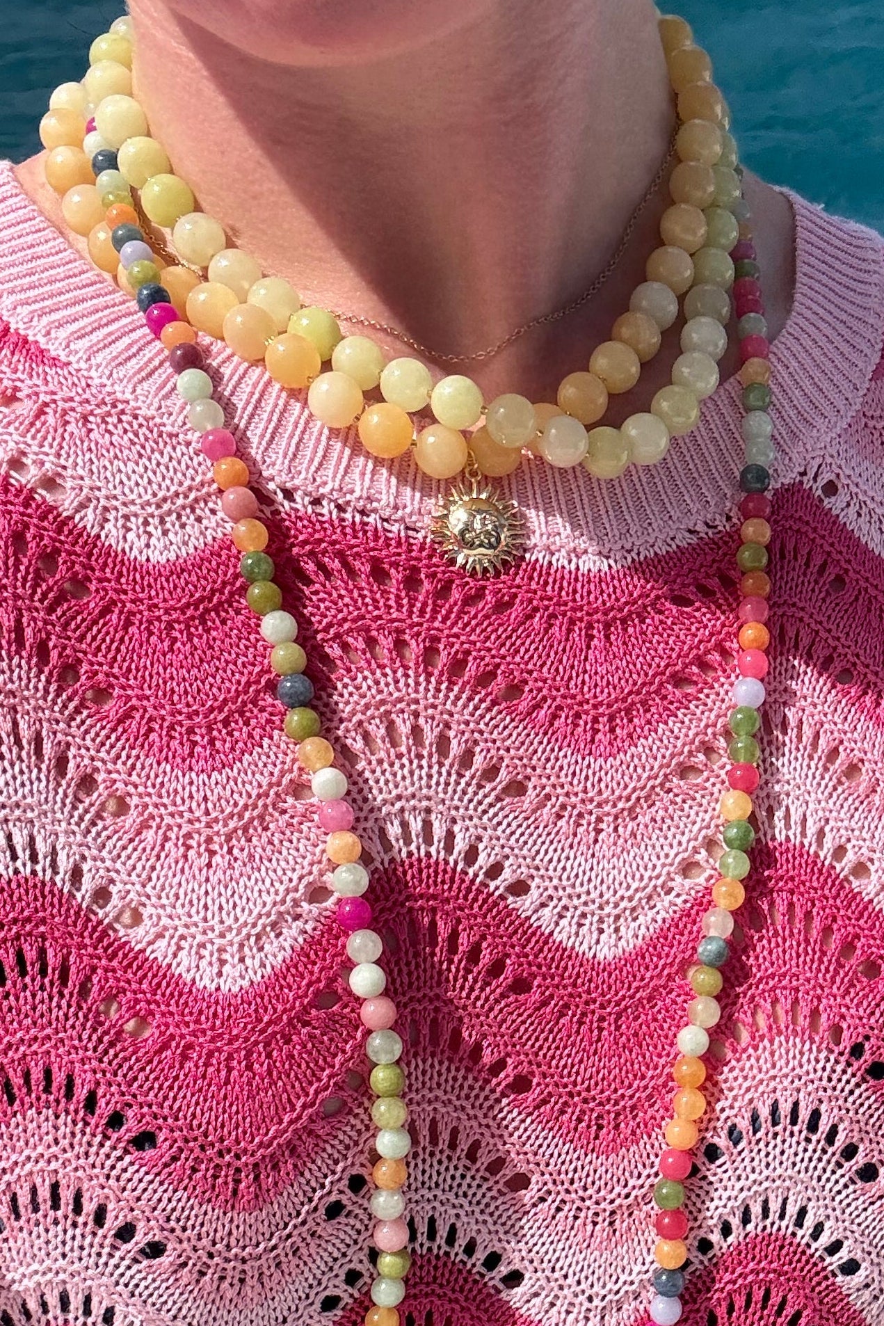 LouLu Necklaces Lime Citrus Necklace - Lime