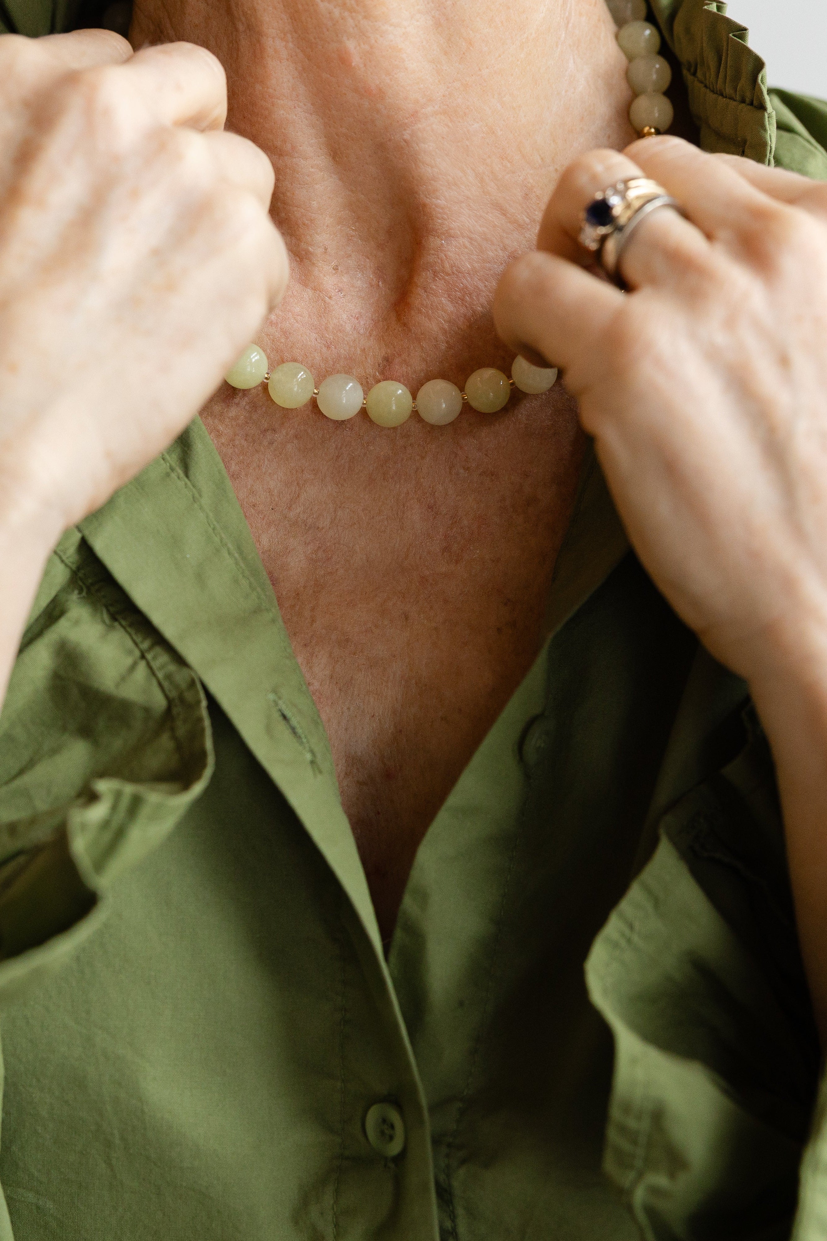 LouLu Necklaces Lime Citrus Necklace - Lime