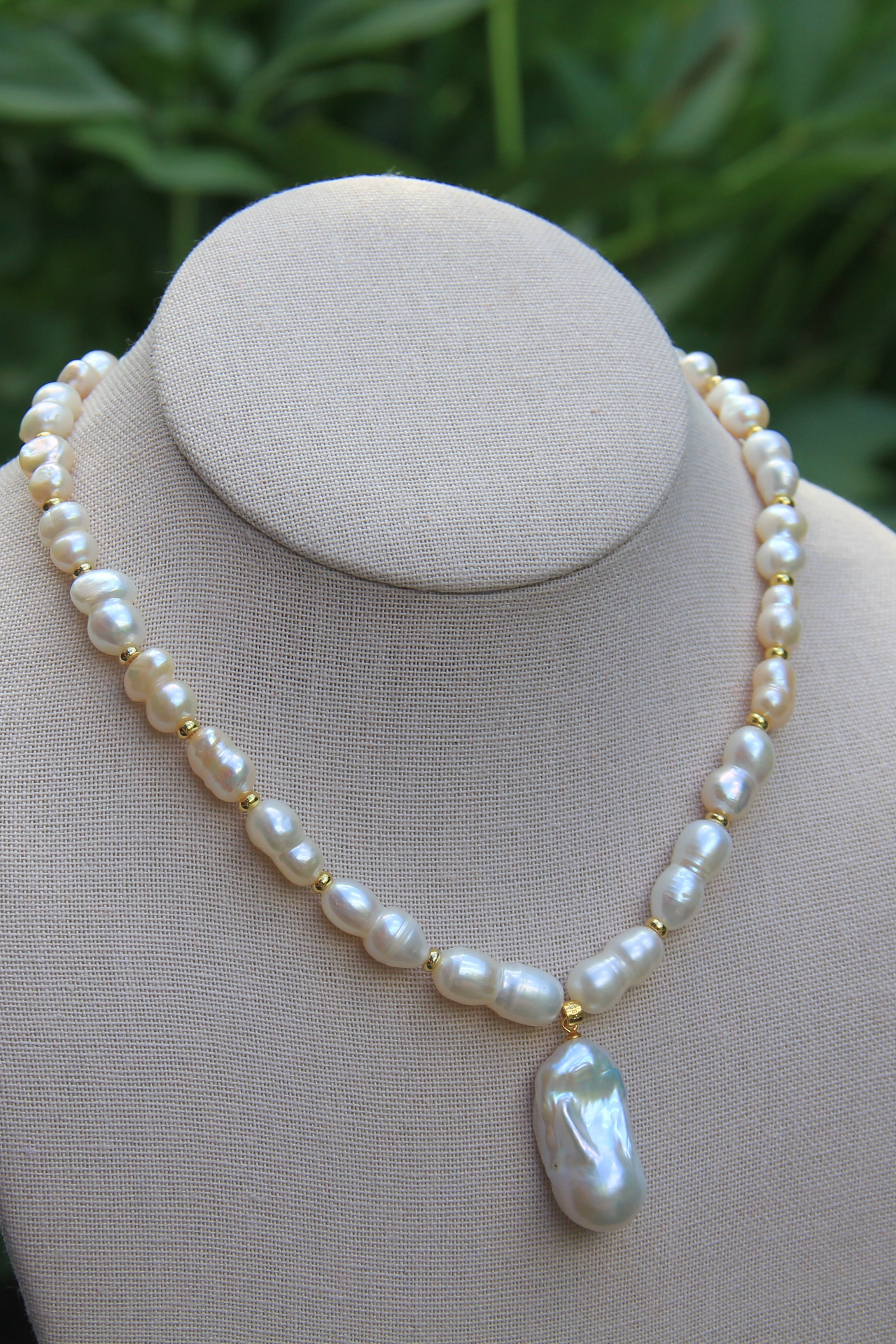 LouLu Necklaces MJ Baroque Pearl Necklace