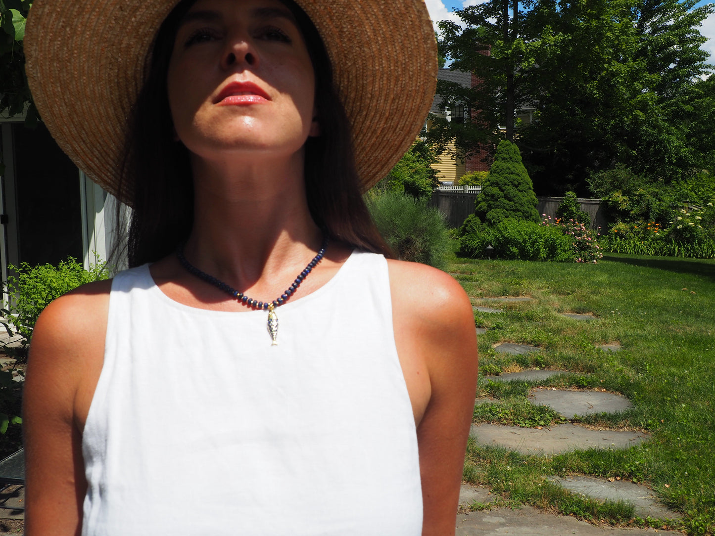 LouLu Necklaces Paros Fish Charm Necklace