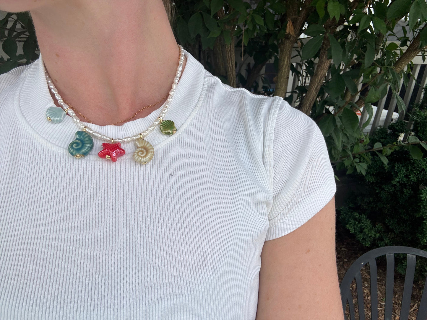 LouLu Necklaces Sea Party Charm Necklace