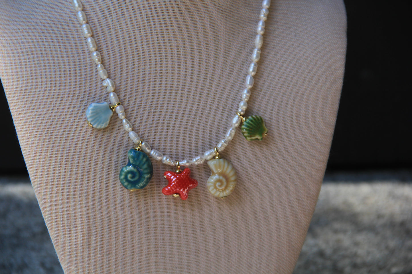 LouLu Necklaces Sea Party Charm Necklace