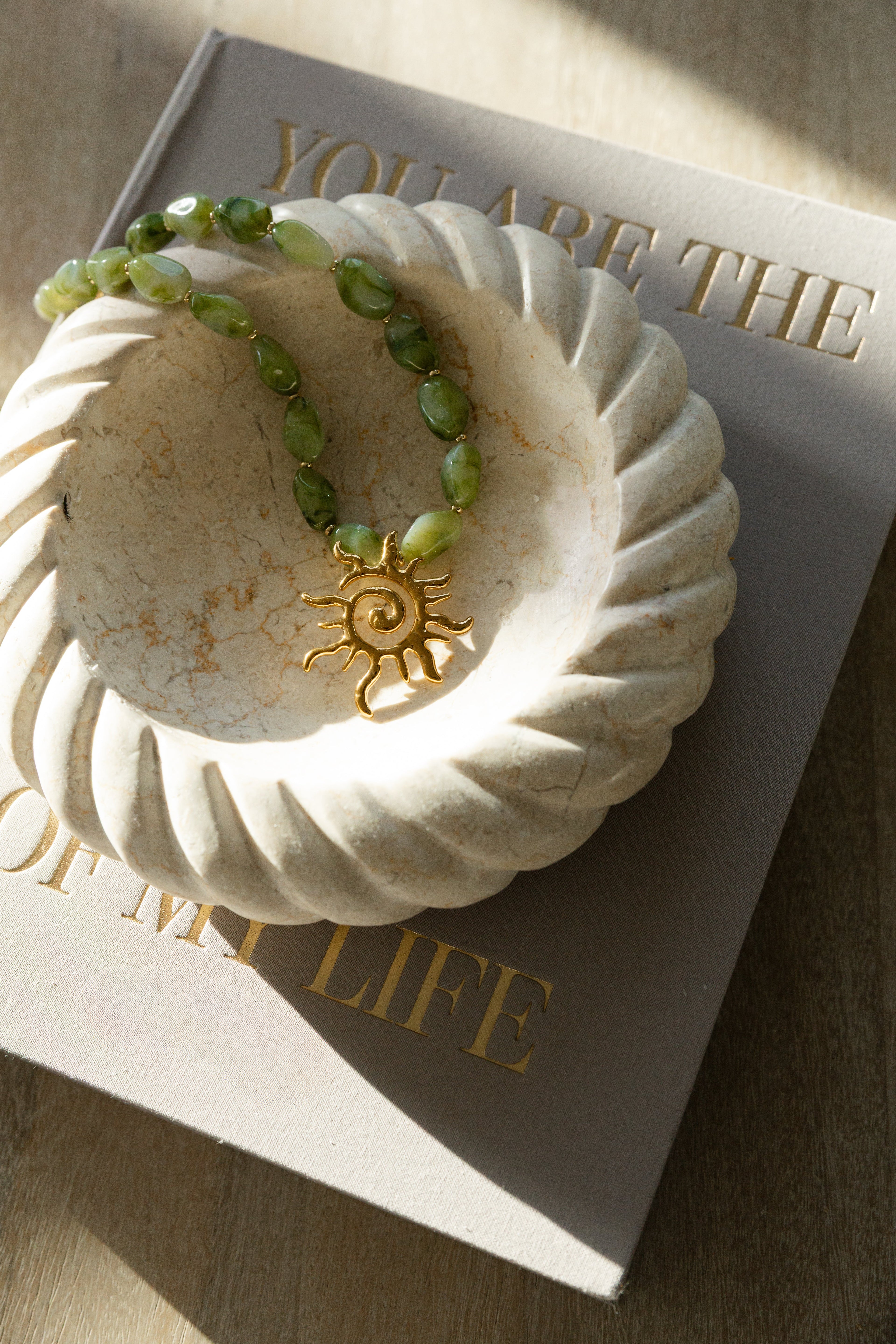 LouLu Necklaces Soleil Necklace - Green