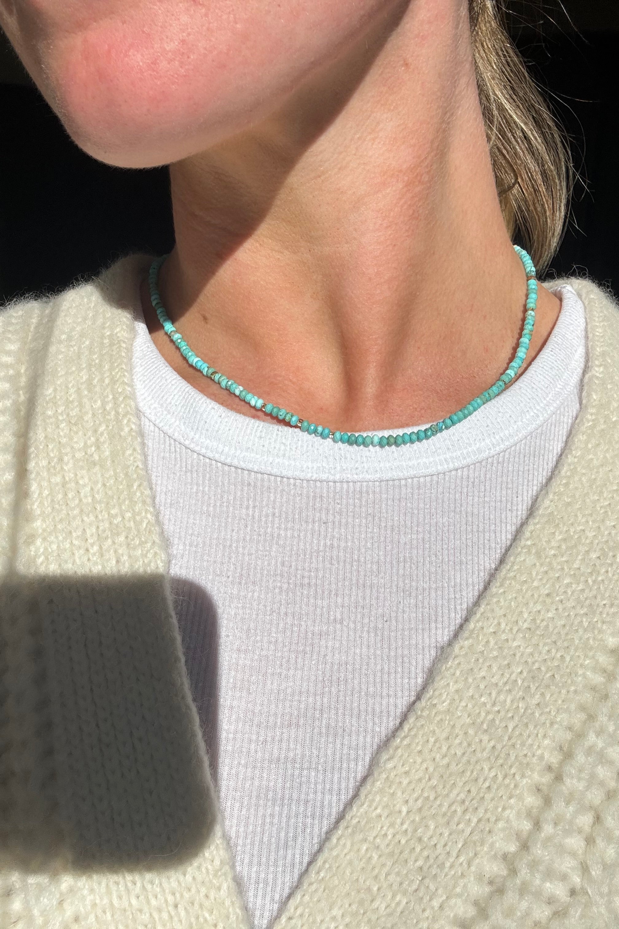LouLu Necklaces Turquoise Layering Necklace