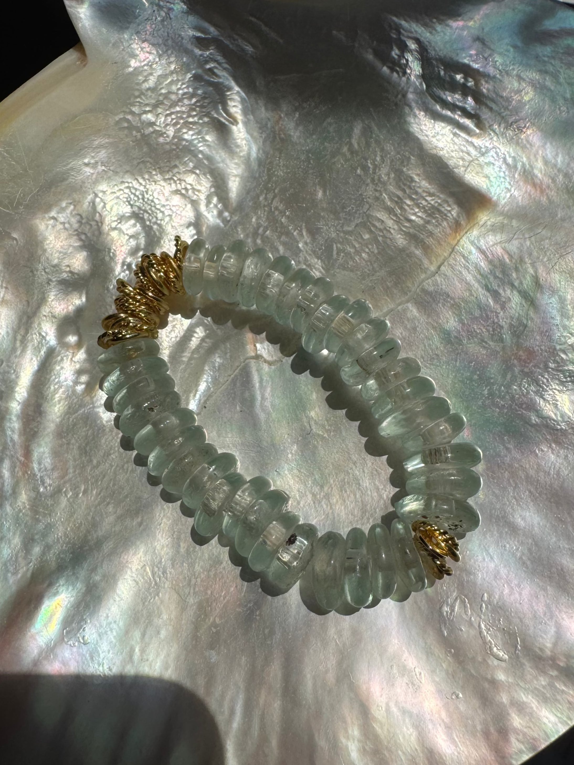 LouLu Bracelets Sky Blue Vieques Glass Bracelet