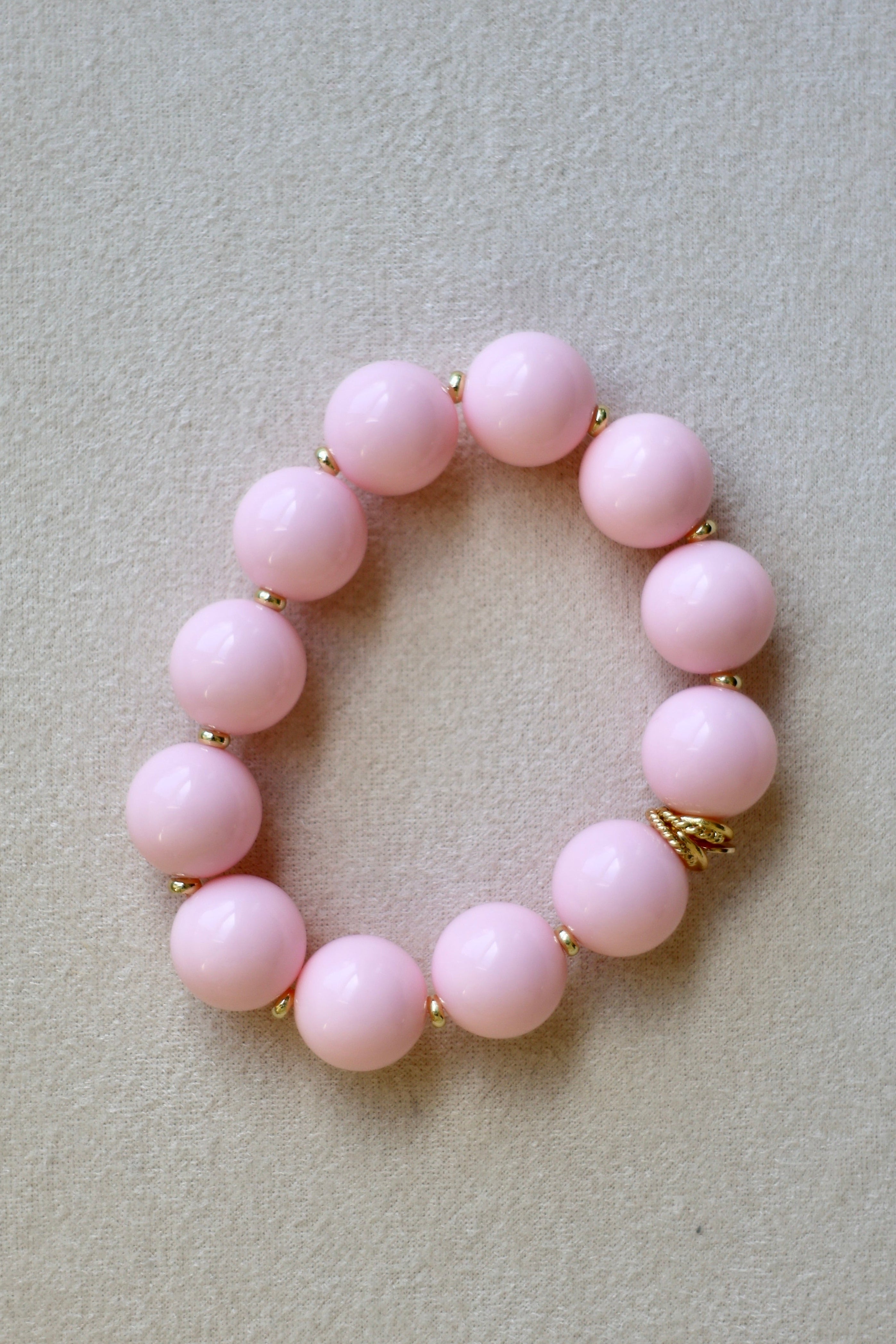 LouLu Cotton Candy Pink - Small Bauble Bracelet