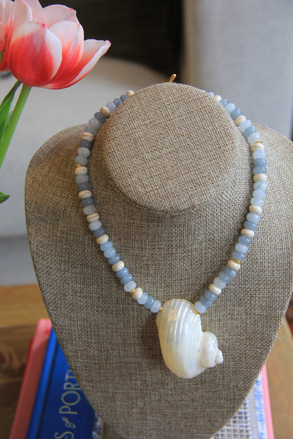 LouLu Necklaces Atlantic Turbo Shell Necklace