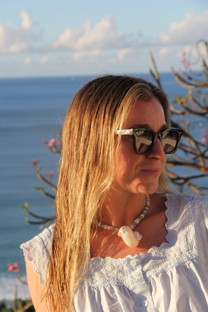 LouLu Necklaces Atlantic Turbo Shell Necklace