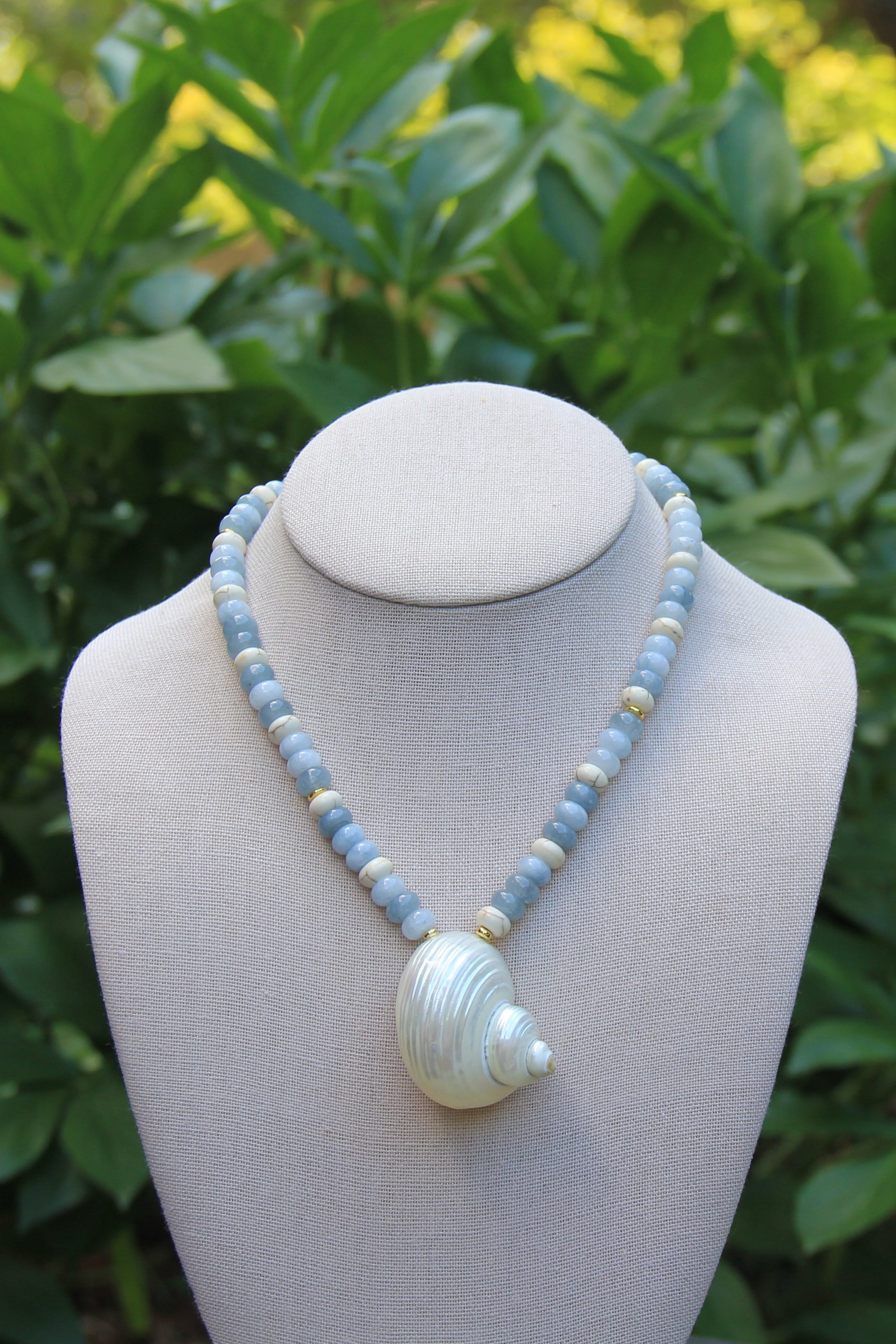 LouLu Necklaces Atlantic Turbo Shell Necklace