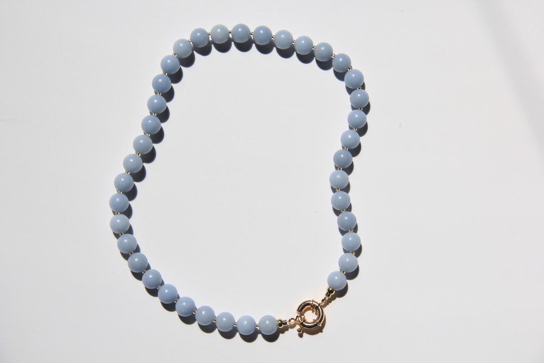 LouLu Necklaces Blue Pine Necklace