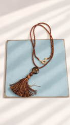 LOULU Necklaces Brown Tassel Necklace