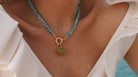 LouLu Necklaces Chartreuse Heart Charm