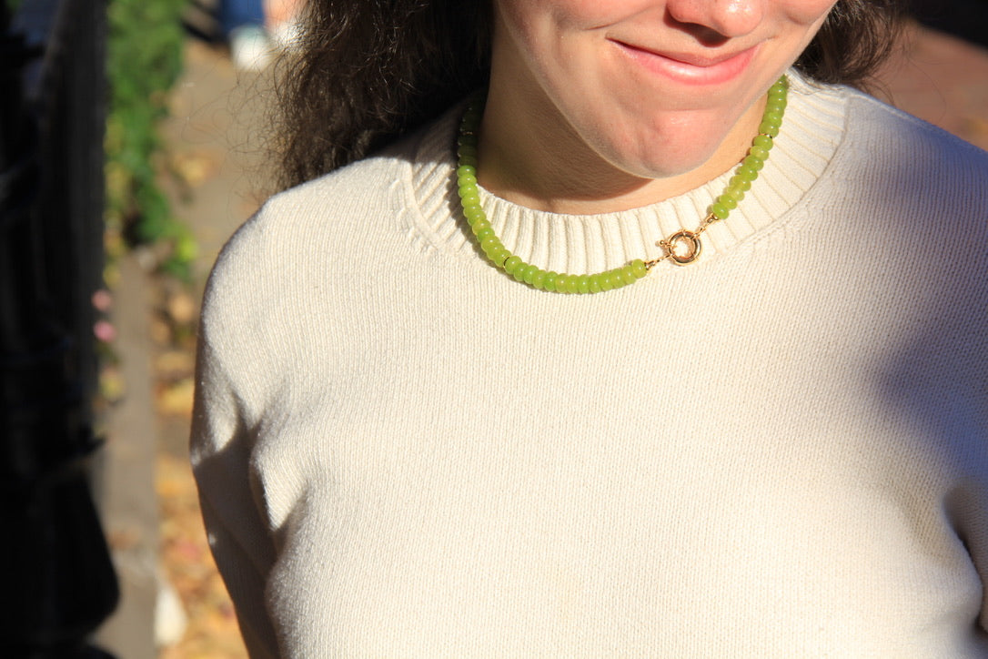 LouLu Necklaces Chartreuse Spritz! Necklace