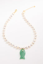 LouLu Necklaces Cisco Gemstone Fish Necklace