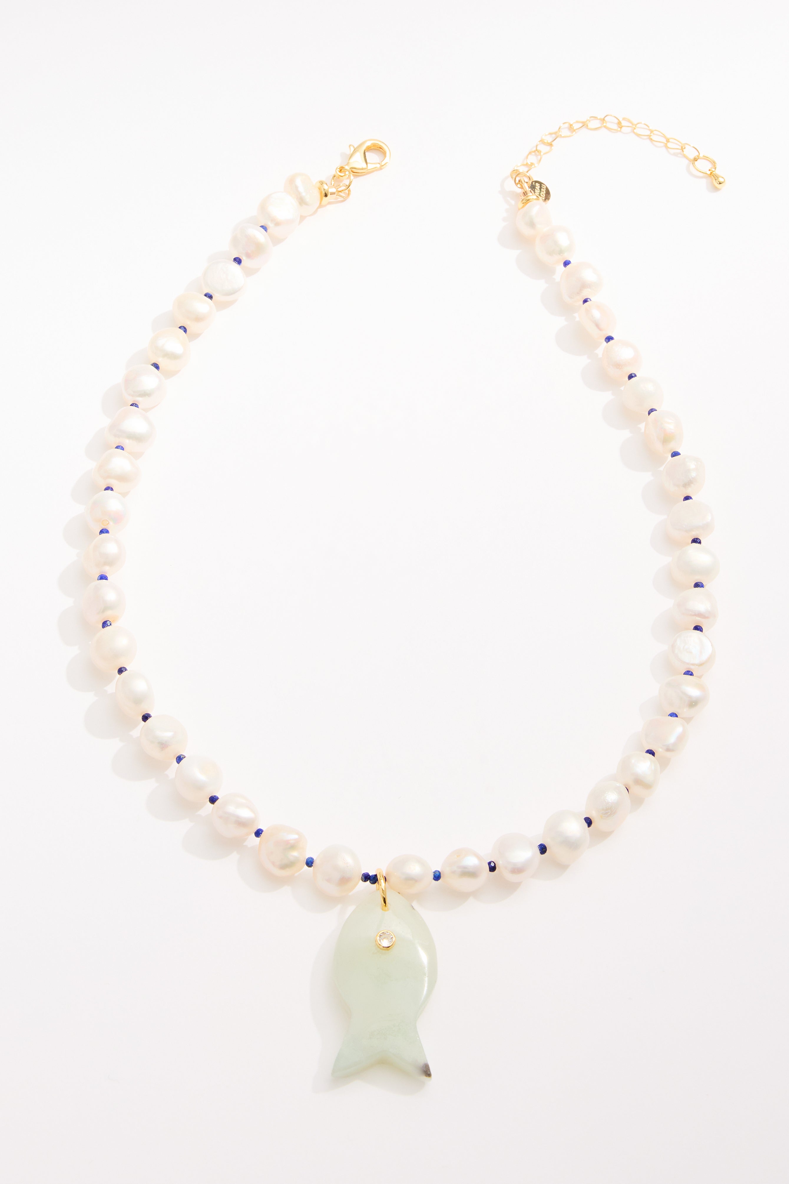 Cisco Gemstone Fish Necklace – LouLu