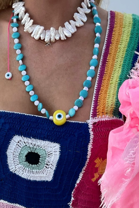 LouLu Necklaces Cooper Pearl Choker