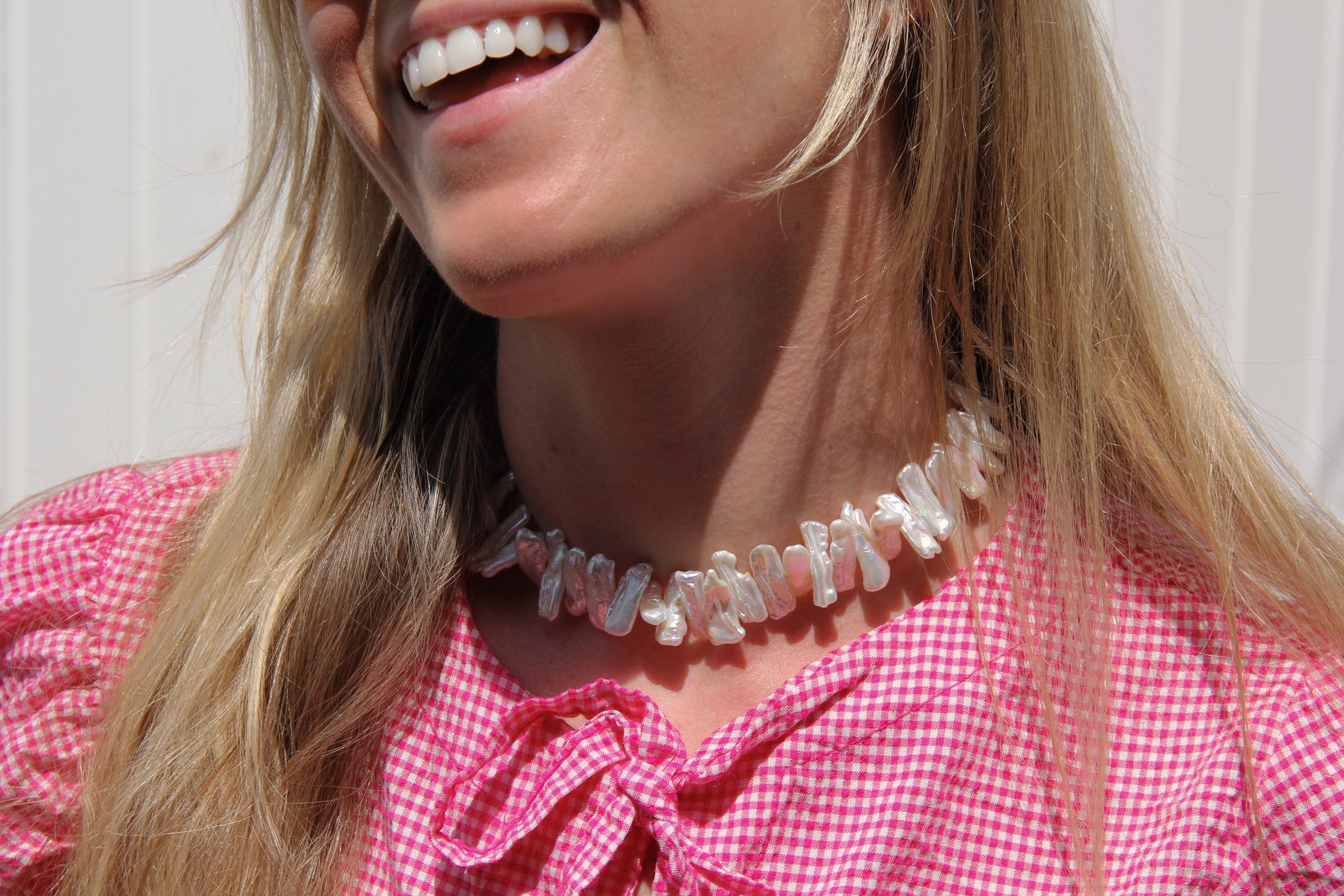 LouLu Necklaces Cooper Pearl Choker