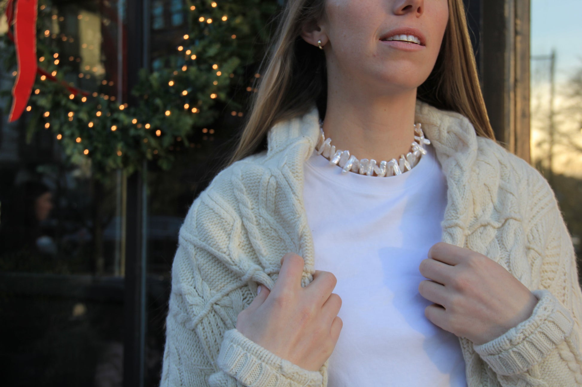 LouLu Necklaces Cooper Pearl Choker