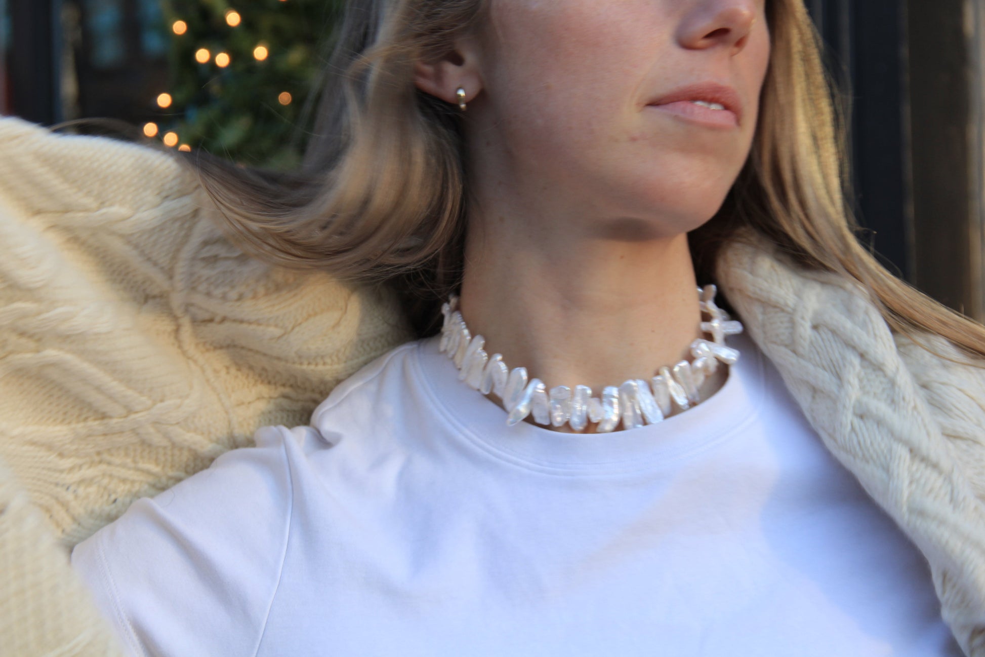 LouLu Necklaces Cooper Pearl Choker