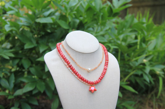 LouLu Necklaces Coral Starfish Necklace