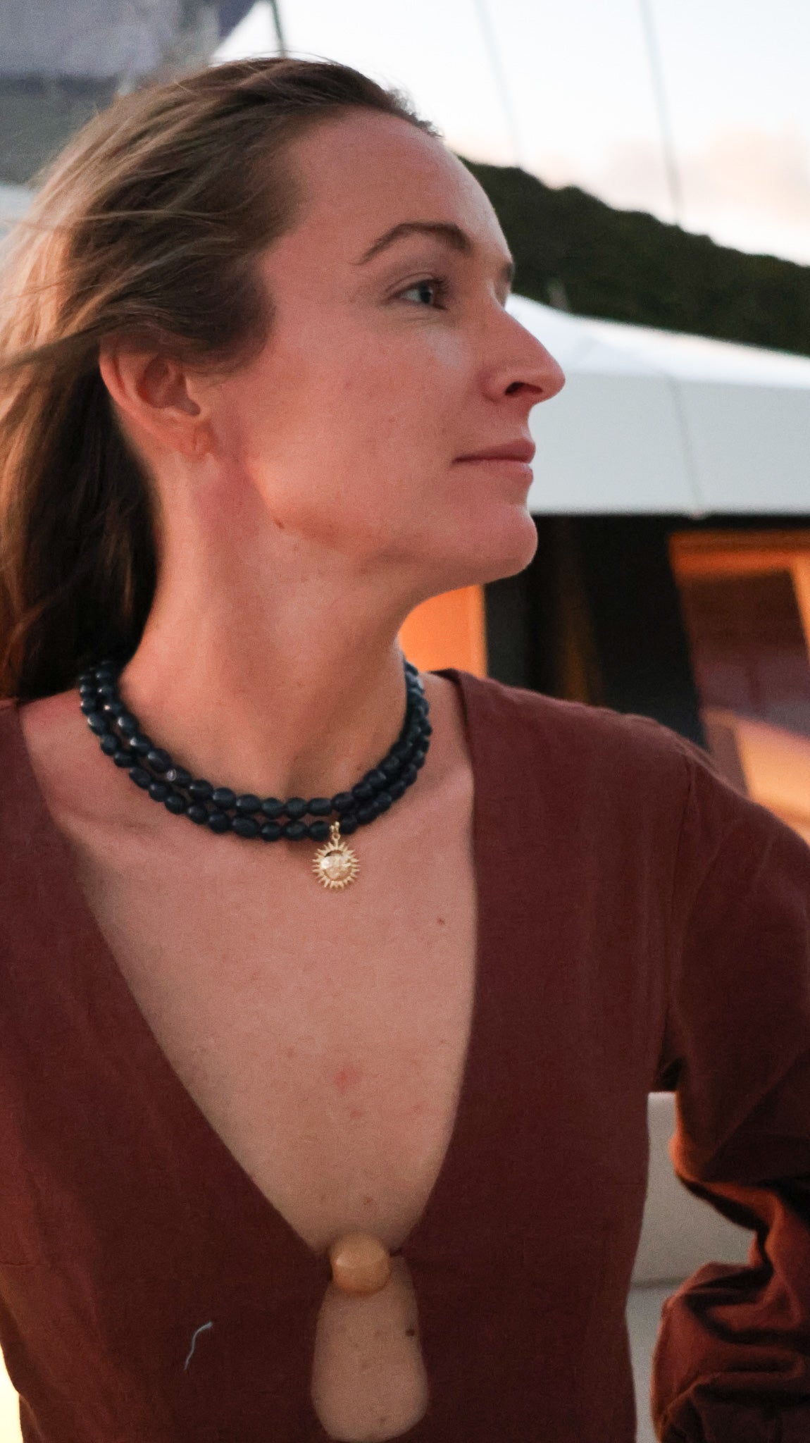 Loulu Necklaces DOUBLE BLUE