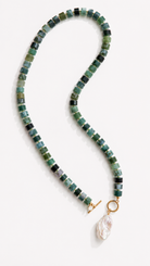 LouLu Necklaces Gemstone Pearl Charm Necklace