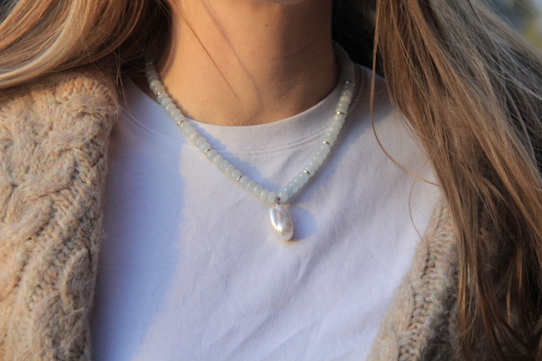 LouLu Necklaces Hallie Necklace in Sky