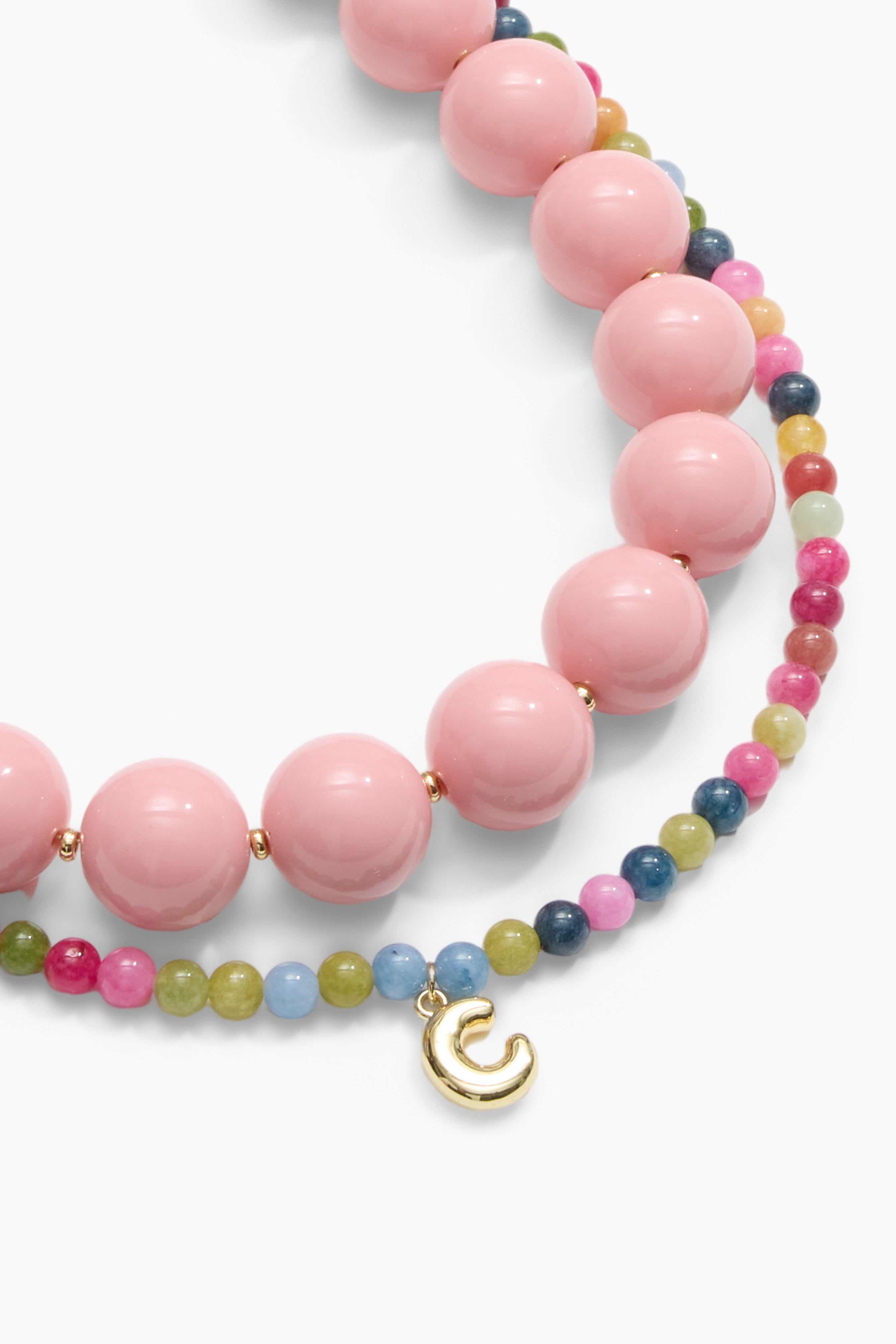 LouLu Necklaces Joie Initial Charm Necklace