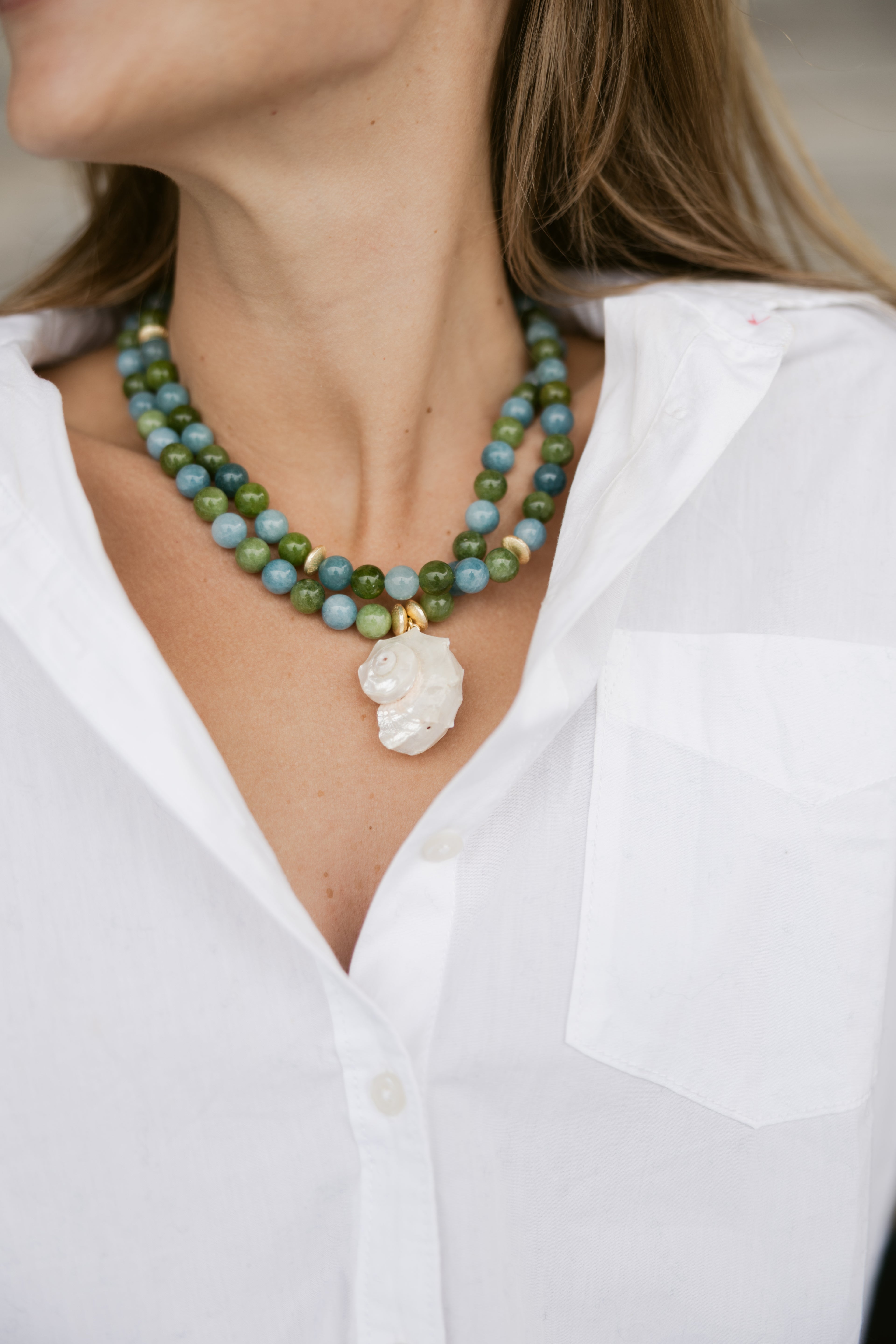LouLu Necklaces Jude Shell