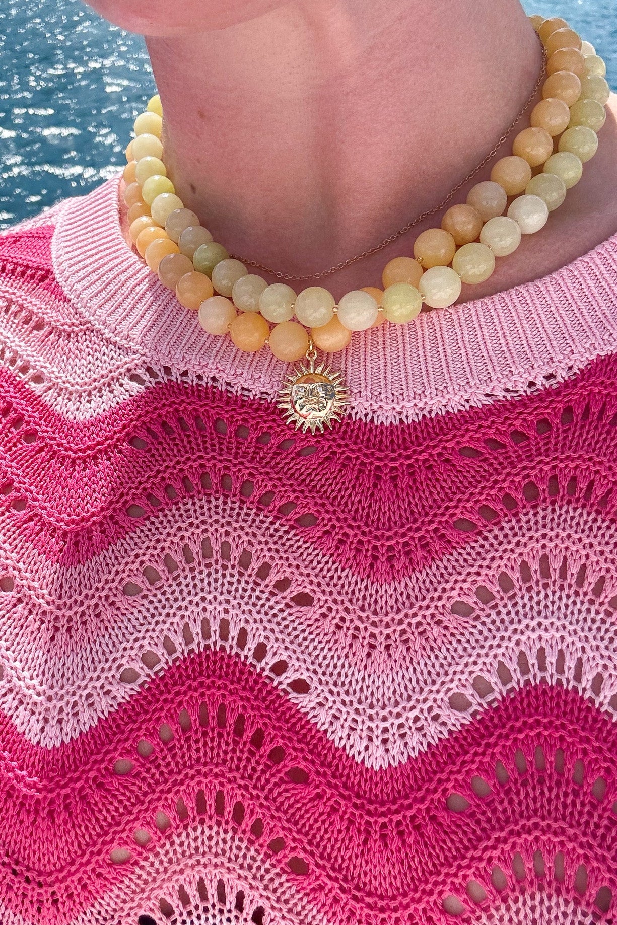 LouLu Necklaces Lemon Citrus Necklace - Lemon