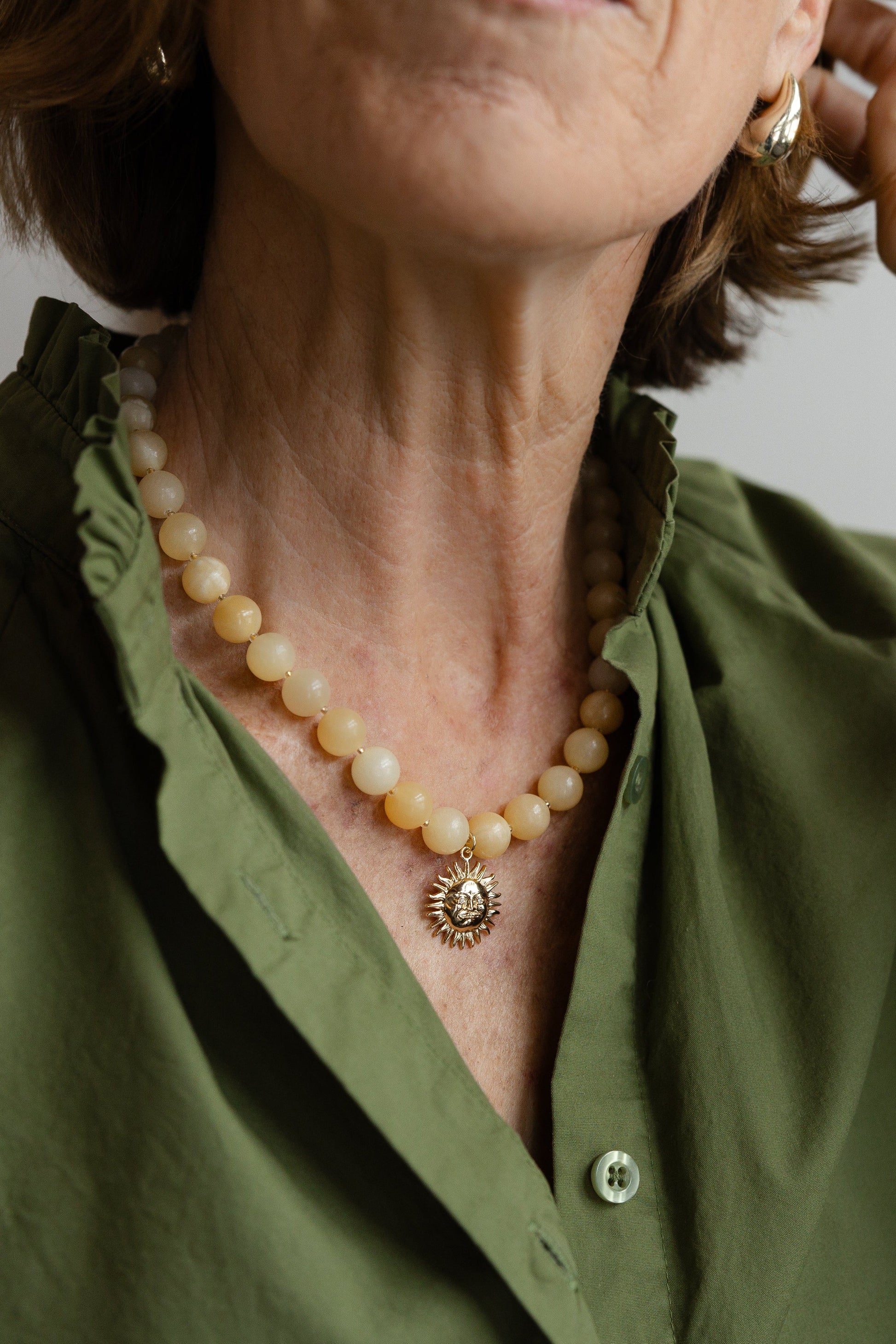 LouLu Necklaces Lemon Citrus Necklace - Lemon