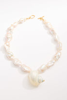 LouLu Necklaces Madeline Turbo Pearl Shell Necklace