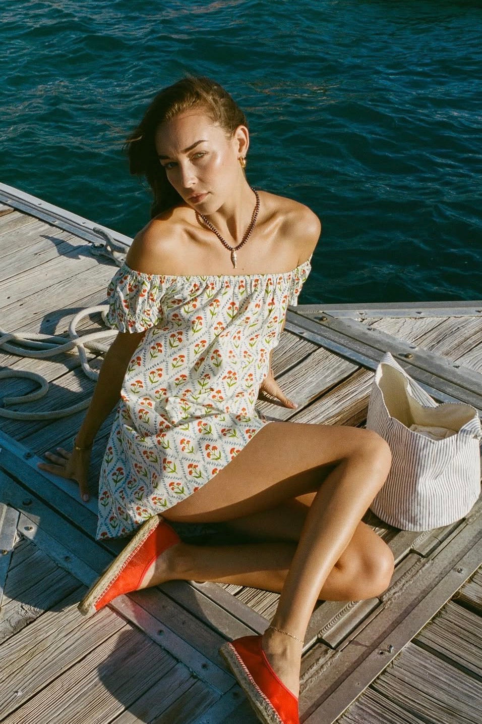 LouLu Necklaces Paros Fish Charm Necklace