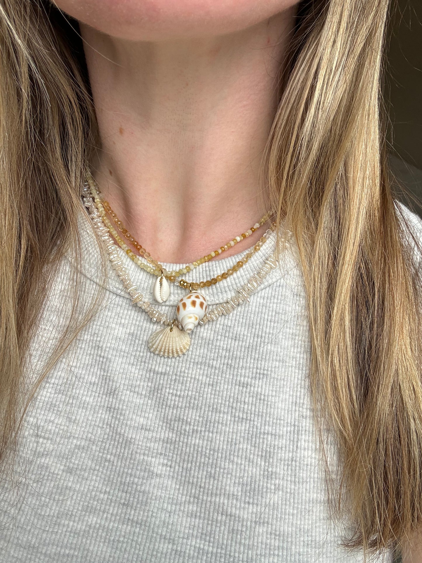 LouLu Necklaces Saba Shell Necklace