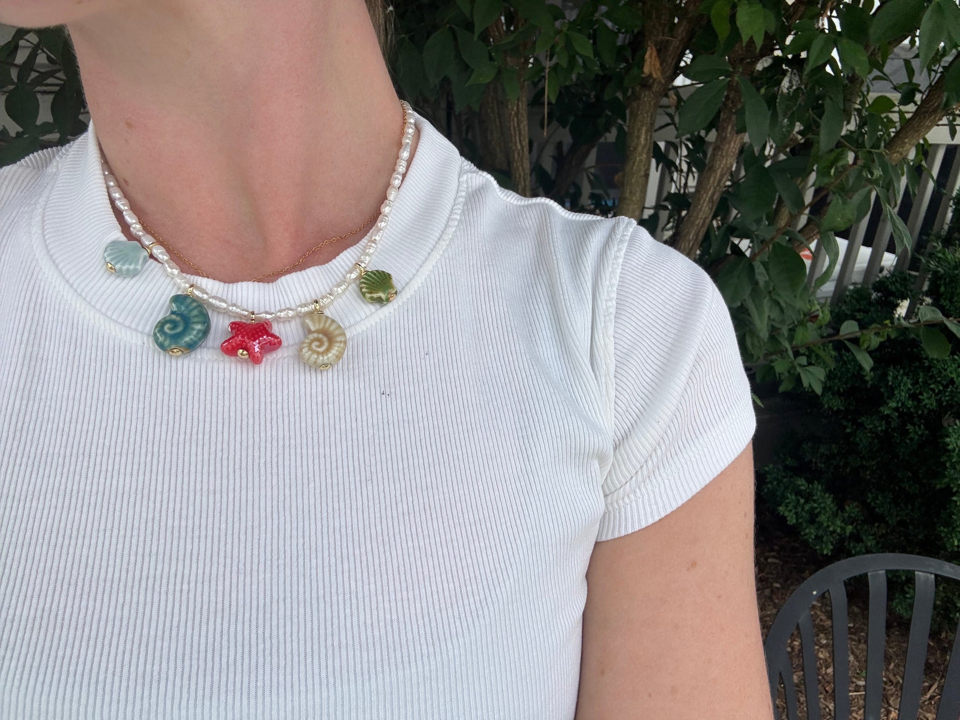 LouLu Necklaces Sea Party Charm Necklace