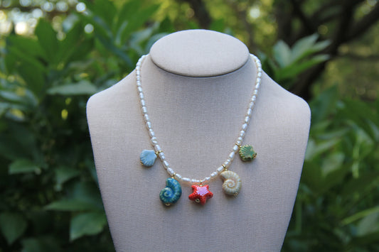 LouLu Necklaces Sea Party Charm Necklace