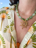 LouLu Necklaces Soleil Necklace - Green