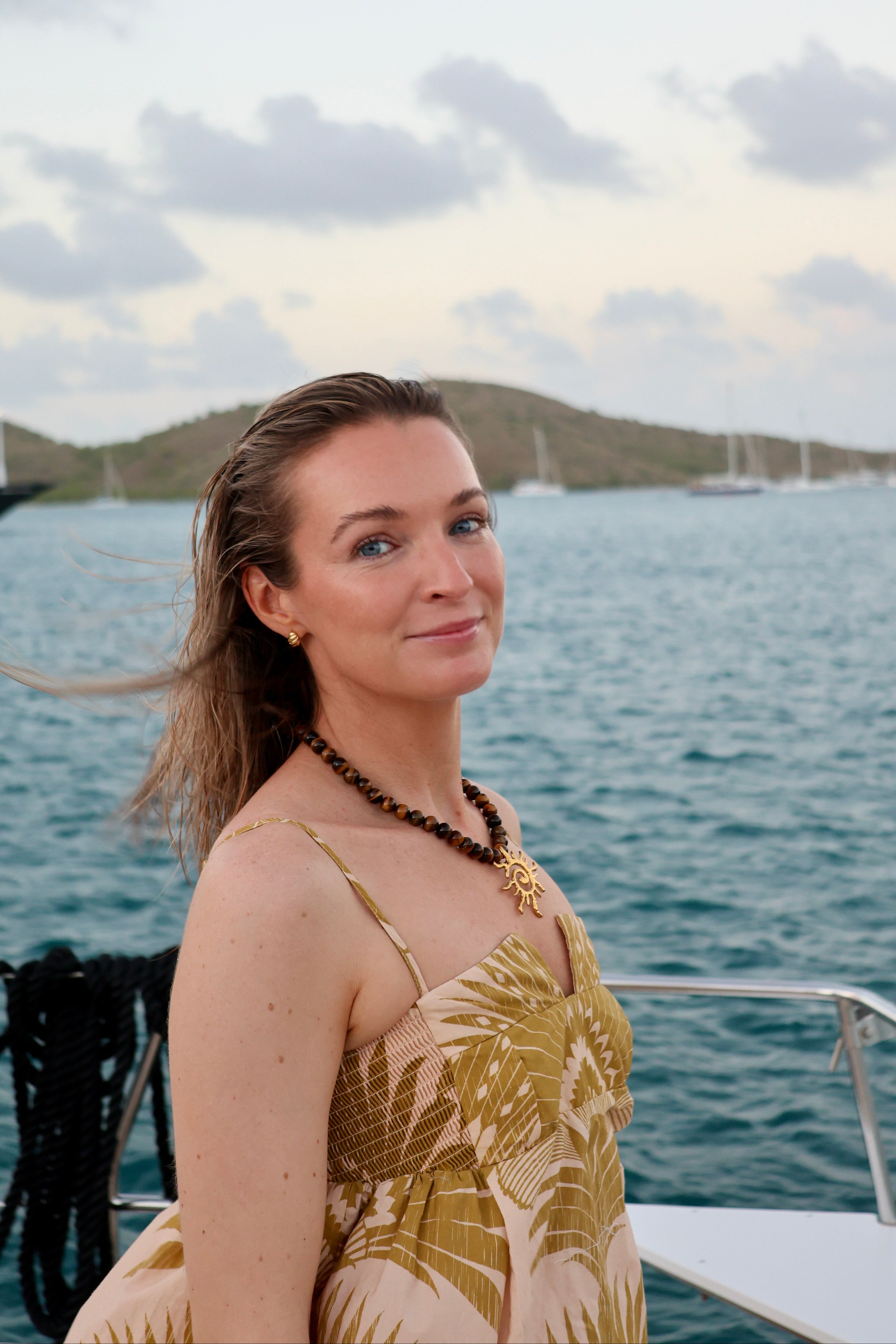 LouLu Necklaces Soleil Necklace - Tiger's Eye