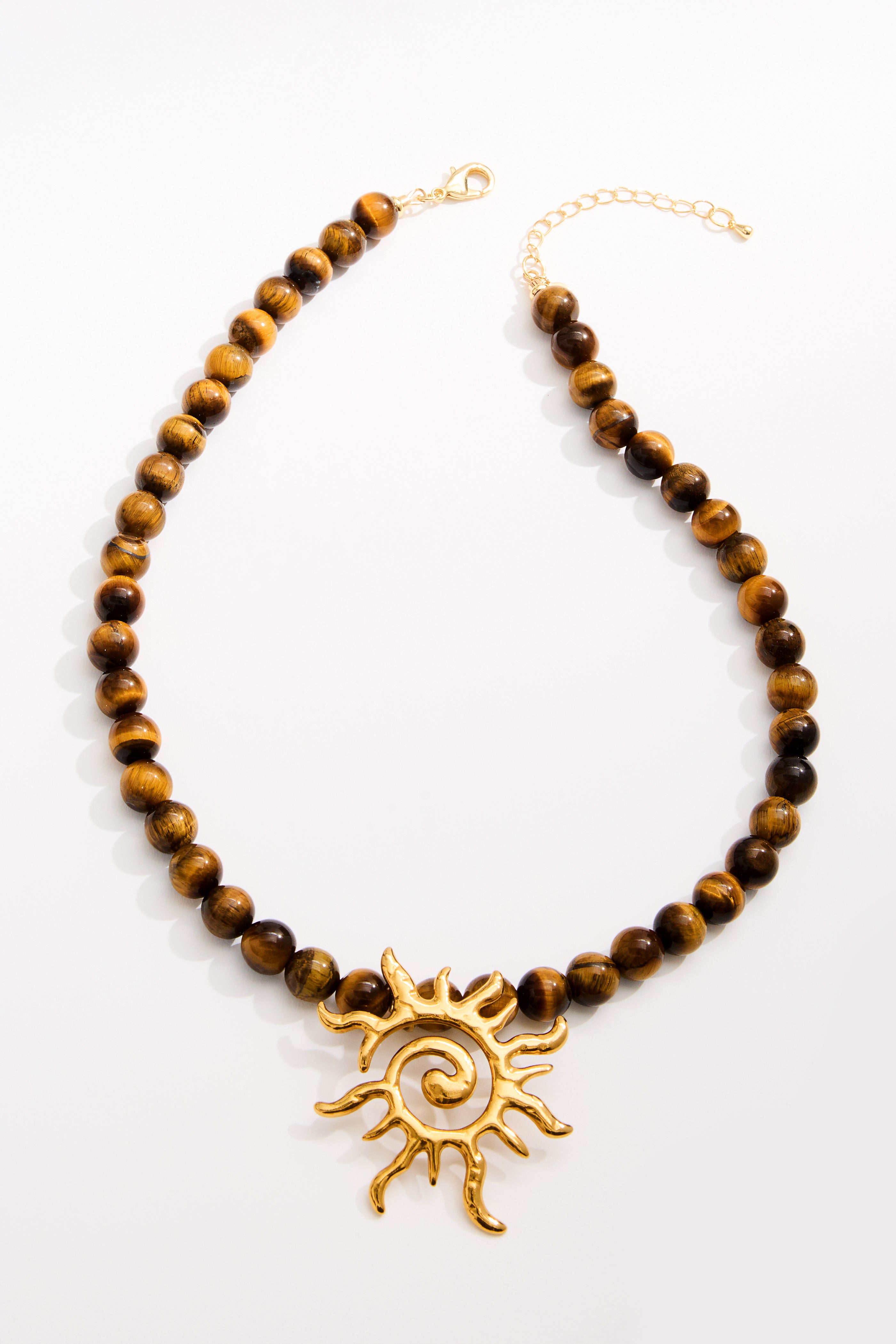 LouLu Necklaces Soleil Necklace - Tiger's Eye