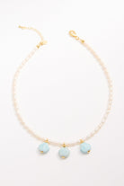LouLu Necklaces Triple Scallop Charm Necklace