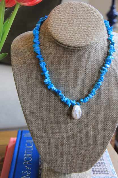 LouLu Turquoise + Coin Pearl